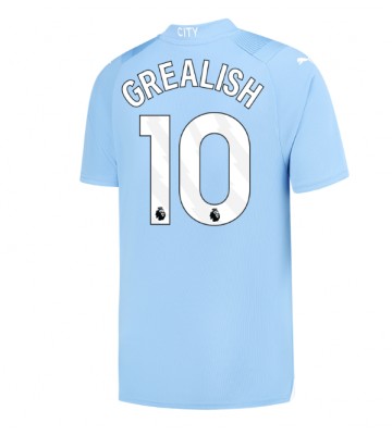 Manchester City Jack Grealish #10 Primera Equipación 2023-24 Manga Corta